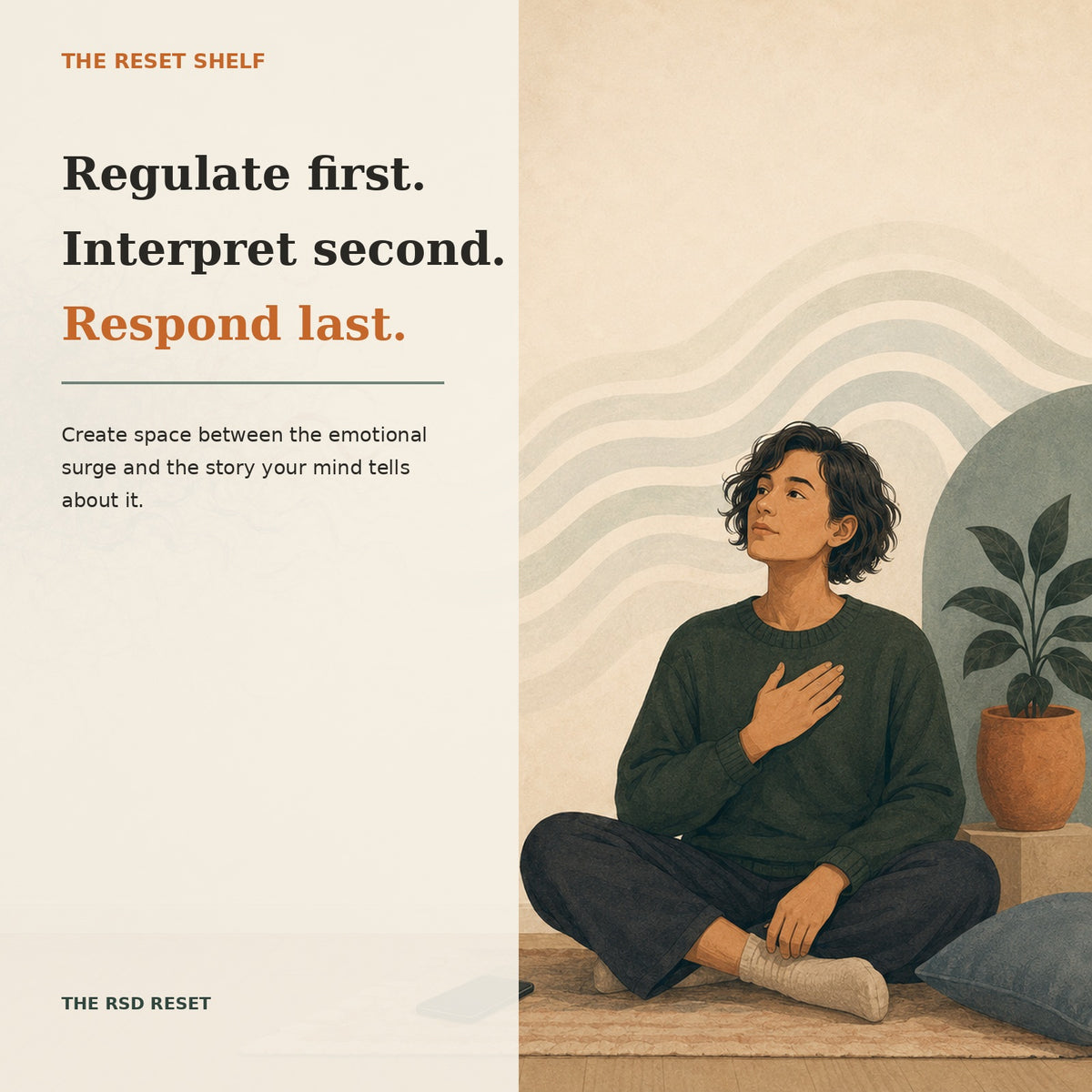 The RSD Reset: Pause Before the Story Takes Over